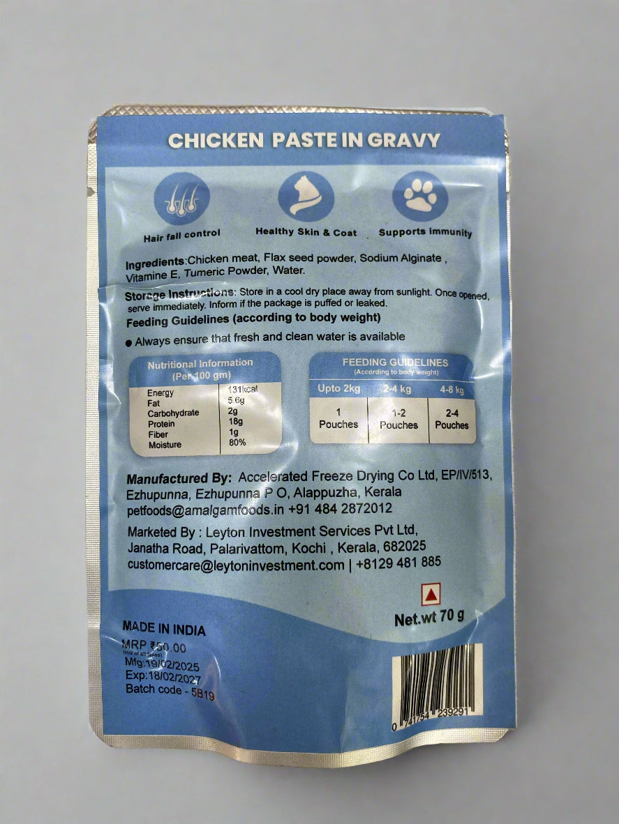 Urbane Bark Chicken Puppy Dog Wet Food