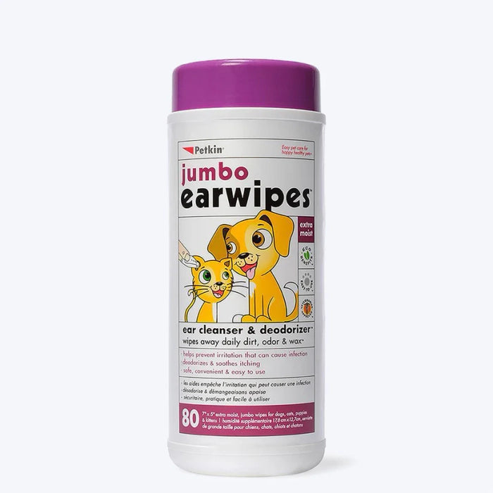 Petkin Jumbo Wipes for Dogs & Cats