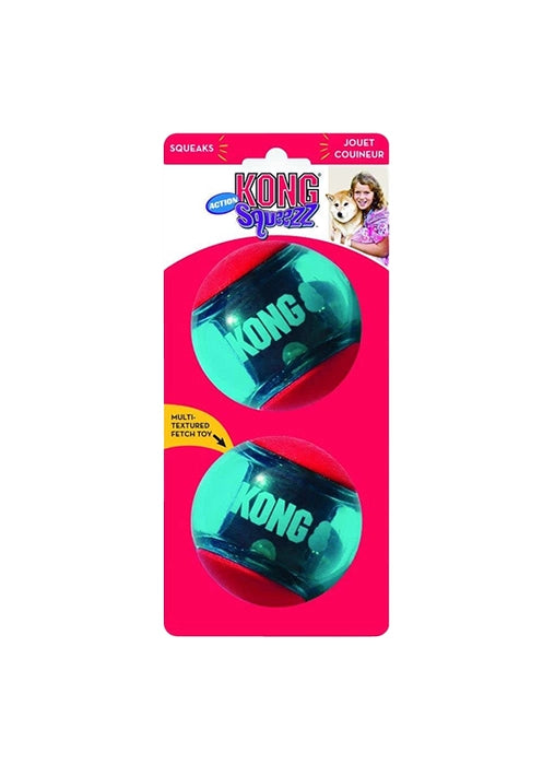 Kong Squeezz Action Red Dog Toy
