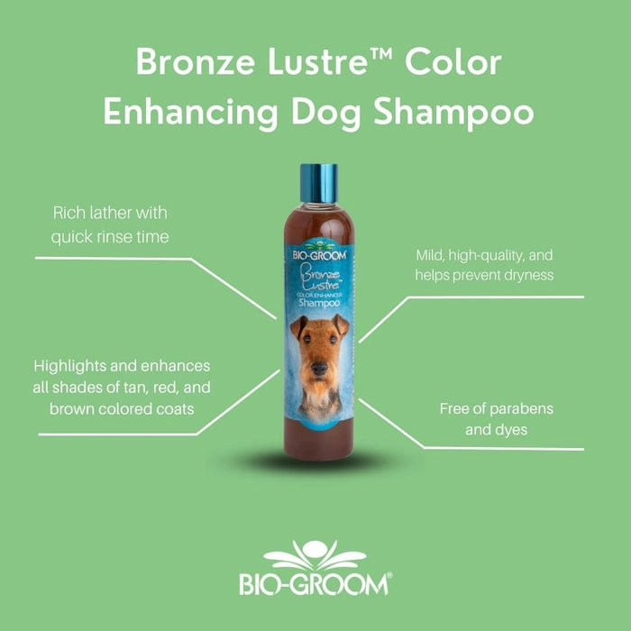 Bio Groom Bronze Luster Color Shampoo for Dogs
