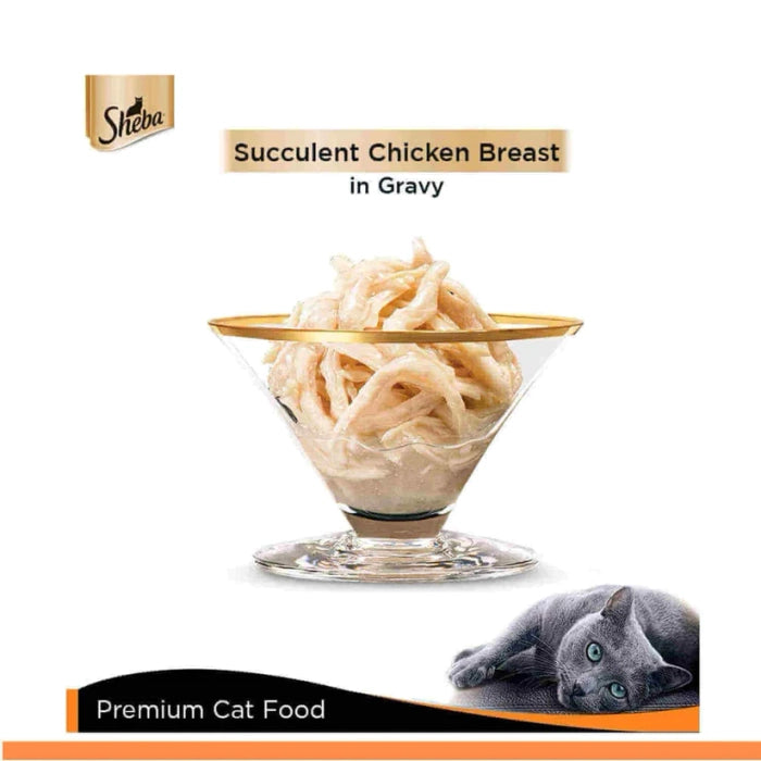 Sheba Deluxe Chicken Breast Cat Wet Food