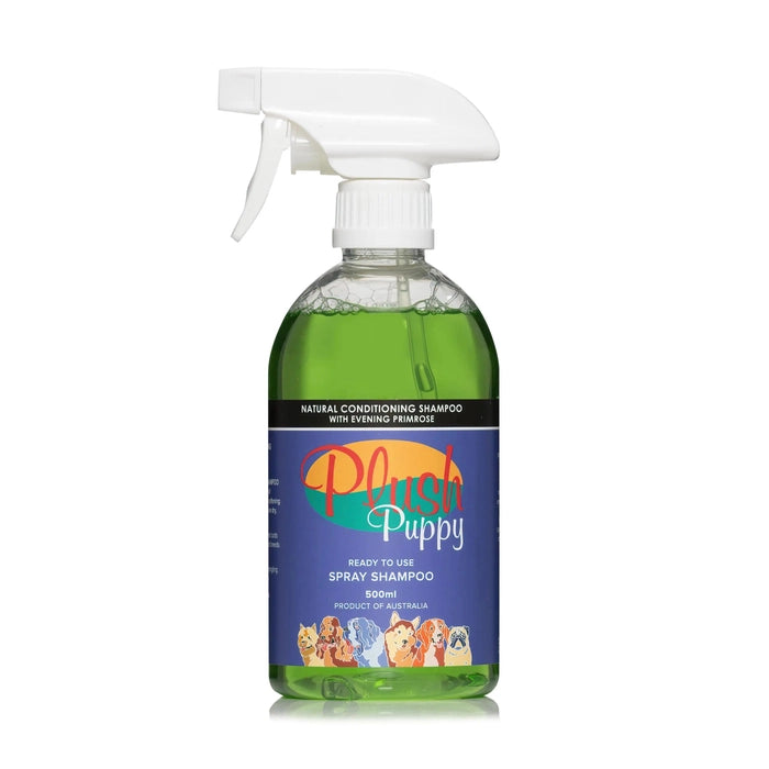 Plush Puppy Natural Conditioning Dogs Spray Shampoo