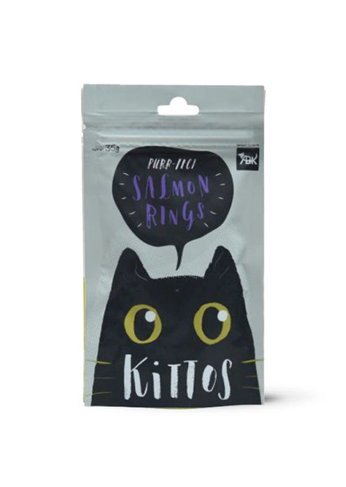 Kittos Salmon Rings Meaty Cat Treats
