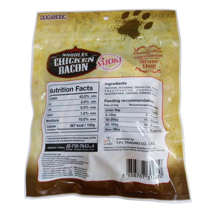 Dogaholic Noodles Chicken Bacon Strips Smoked