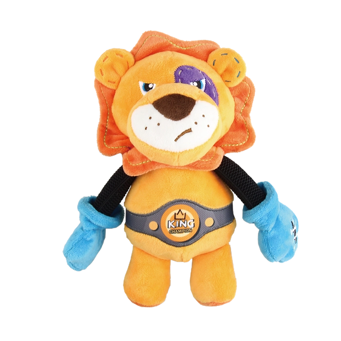 GiGwi Rock Zoo King Boxer Plush Toys