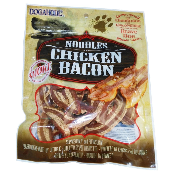 Dogaholic Noodles Chicken Bacon Strips Smoked