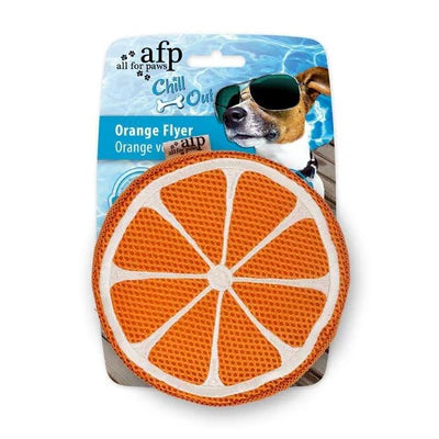 afp Chill Out Orange Flyer Toy for Dogs