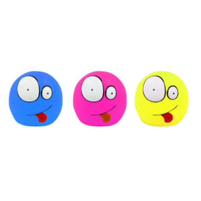 Pawise Vinyl Funny Face Dog Toy