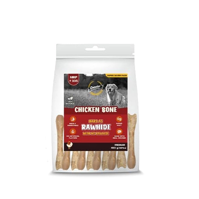 Gnawlers Dog Chicken Chew Bone 4pcs