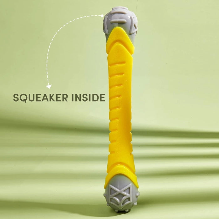 Fofos Barkbutler Flexy Bone Squeaky Dog Chew Toy