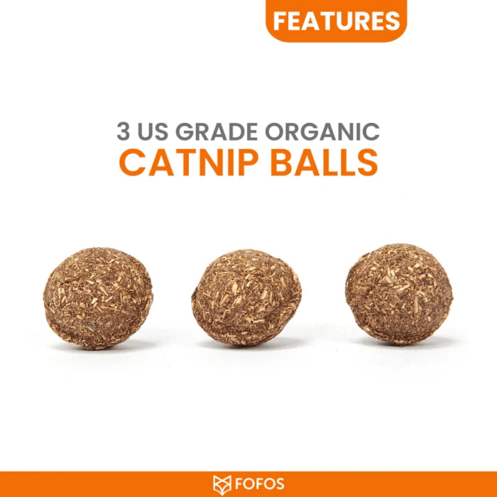 Fofos Eagle with Catnip Balls Toy for Cats