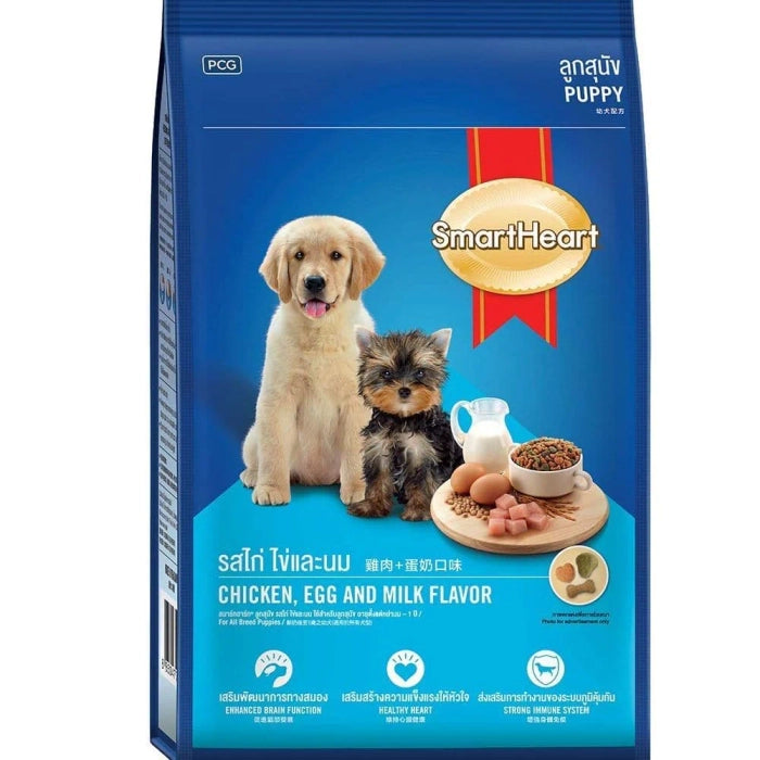 SmartHeart Chicken Egg and Milk Puppy Dog Dry Food