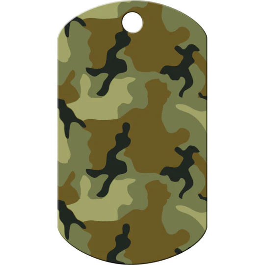 Quick Tag Camo Dog Name Tags