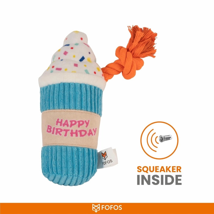 Fofos Birthday Plush Dog Toys