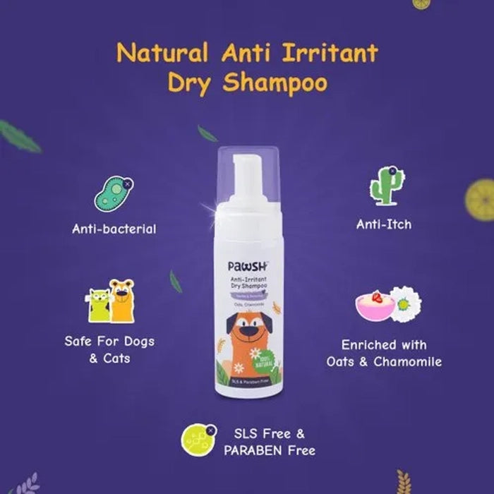 Fofos Pawsh Anti Irritant Dry Shampoo