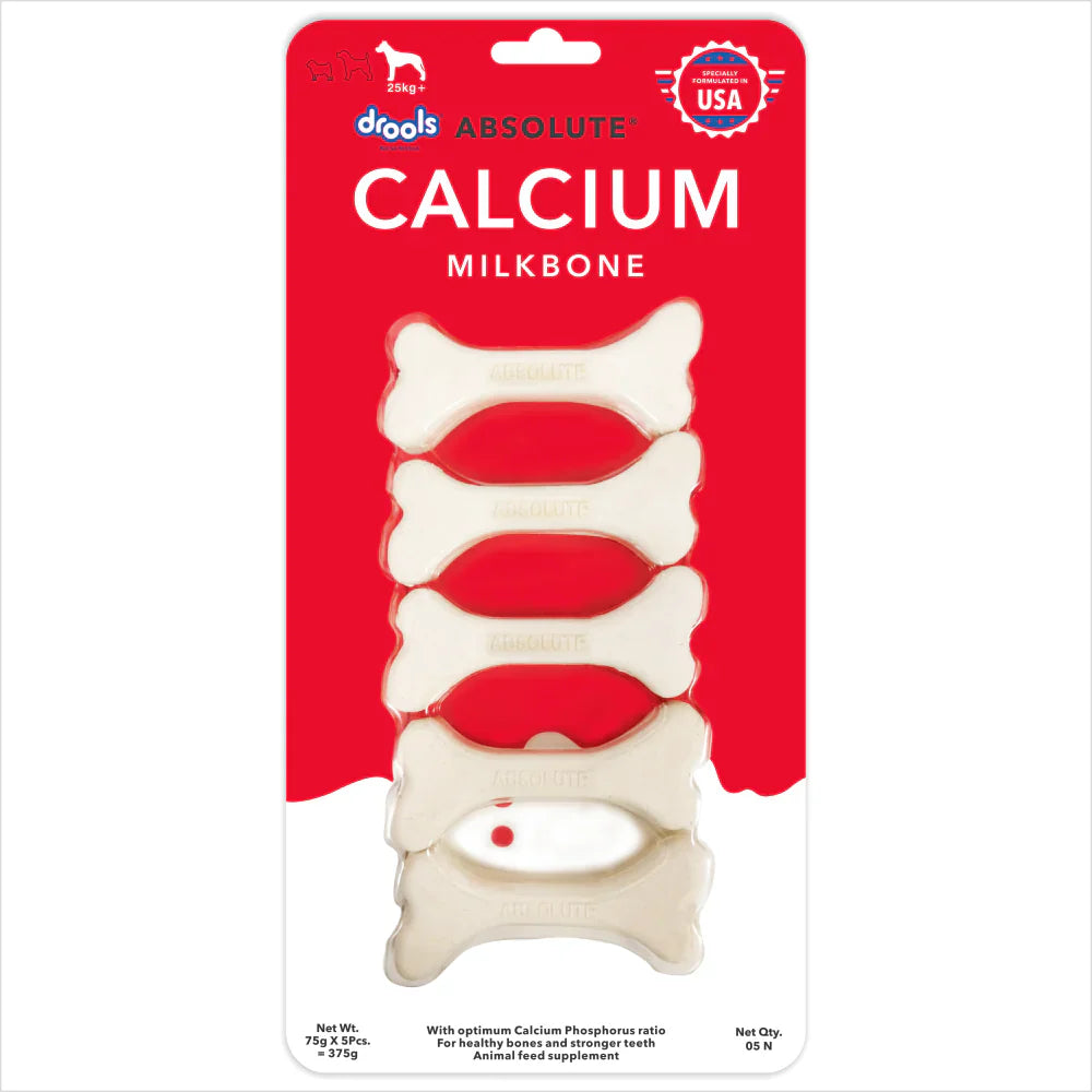 Drools Absolute Calcium Milk Bone Large Breed Carton 12P