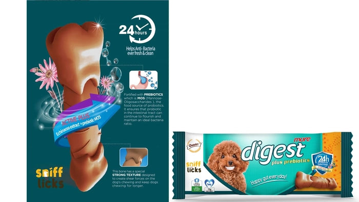 Gnawlers 3 in 1 Multi-Functional Energy Treat Bones for Dogs