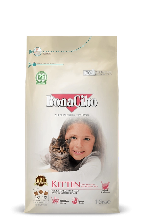 Bonacibo Kitten Cat Dry Food