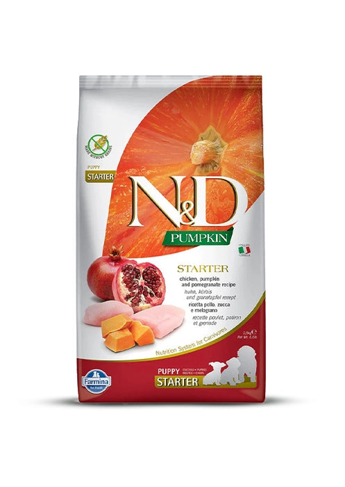 N&D Pumpkin Chicken and Pomegranate Starter Puppy Dry Food
