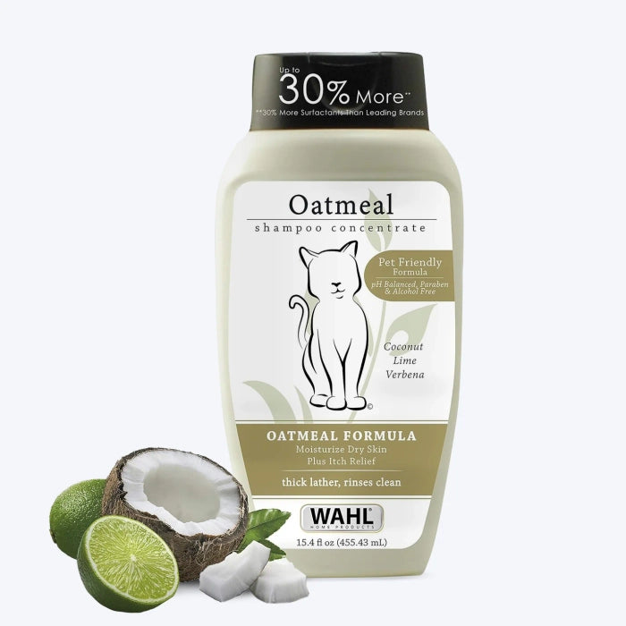 Wahl Oatmeal Cat Shampoo Concentrate Coconut Lime Verbena