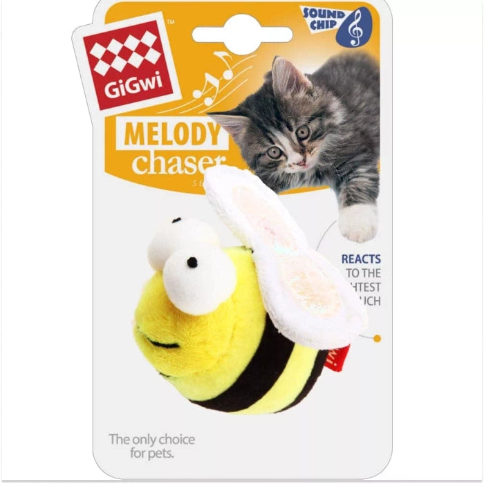GiGwi Melody Chaser with Motion Activated Sound Chip Toys for Cats