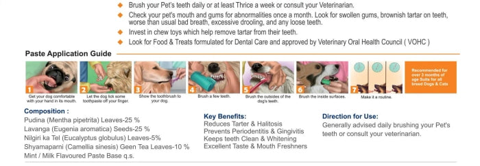 Jibss Dentapaste for Dogs and Cats
