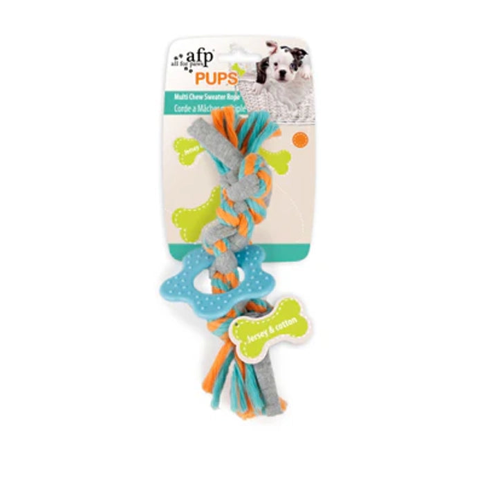 afp Multi Chew Sweater Rope Toy for Dogs
