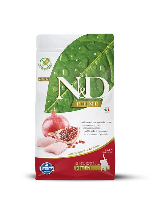N&D Prime Chicken and Pomegranate Kitten Dry Food
