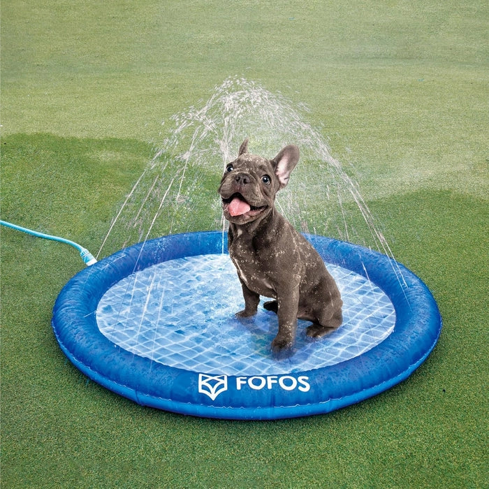 Fofos Water Sprinkler Pad Outdoor Cooling Mat Dog Toy