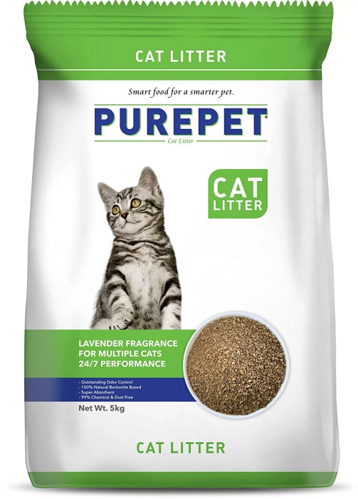 Purepet Clumping Lavender Fragrance Cat Litter