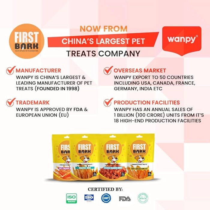 First Bark Soft Chicken Tenders Dog Treat