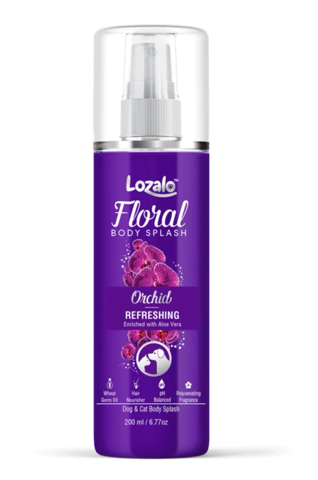 Lozalo Orchid Floral Dogs & Cats Body Splash