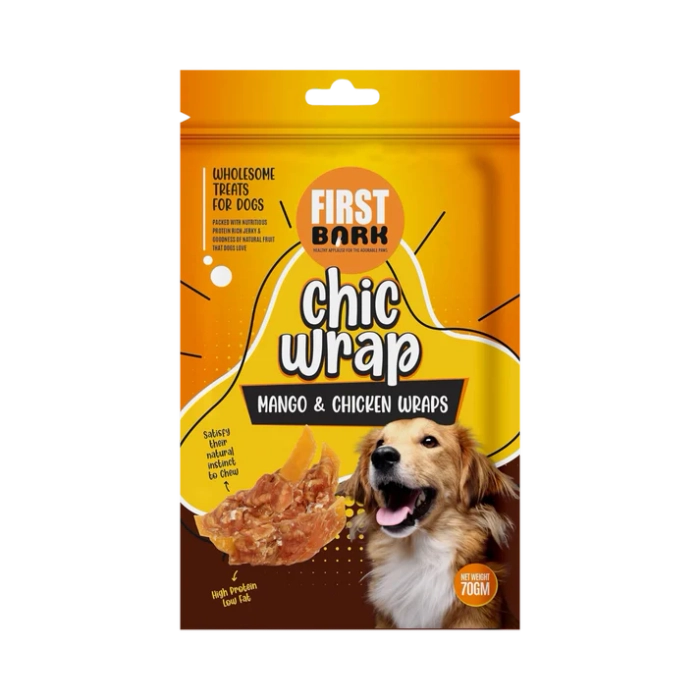 First Bark Chip Twined By Chicken Dog Treat