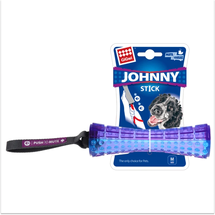 GiGwi Push To Mute Johnny Stick for Dogs