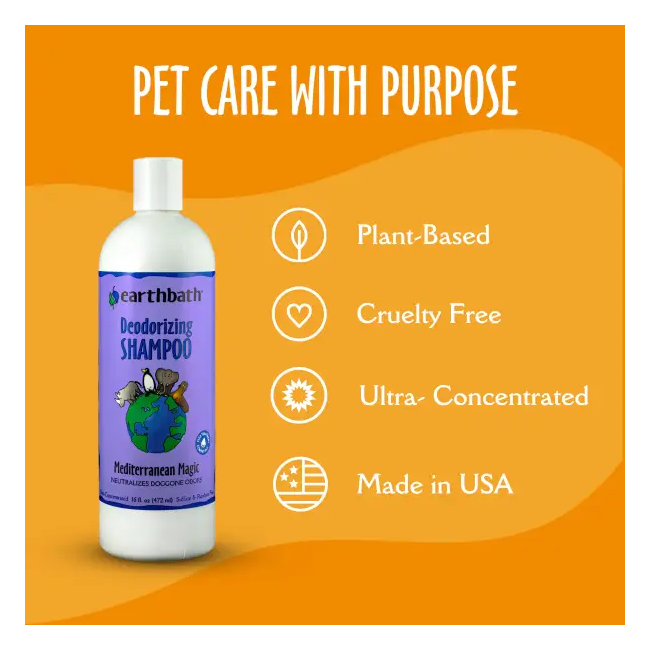 Earthbath Deodorizing Mediterranean Magic Dog Shampoo
