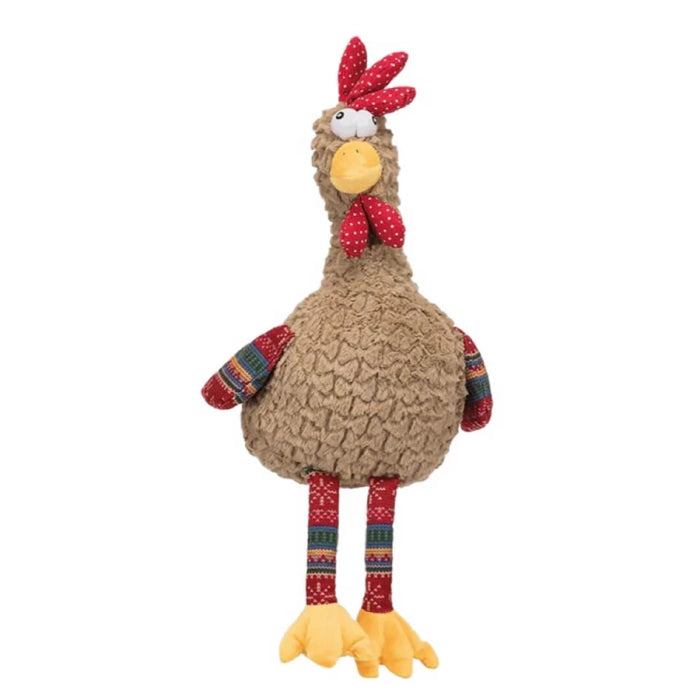 Trixie Rooster Animal Sound Plush Toy for Dogs