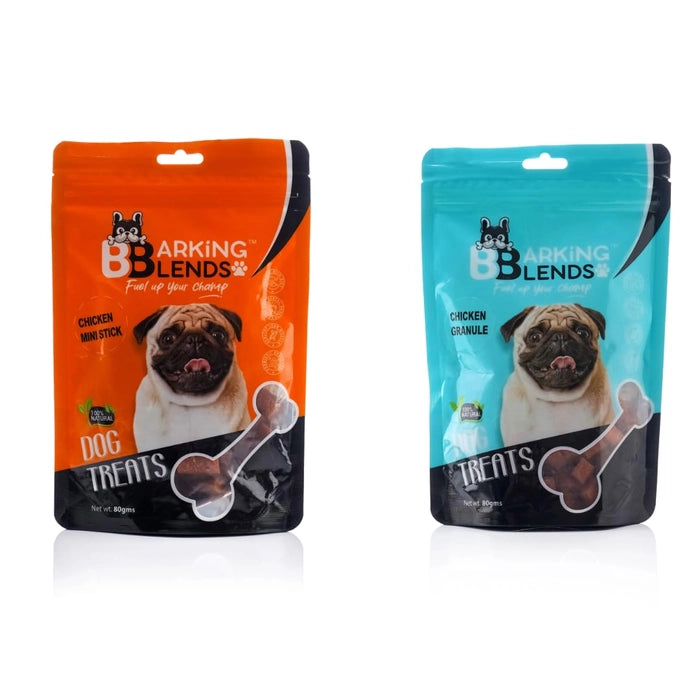 Barking Blends Chicken Granules & Mini Stick Dog Treats