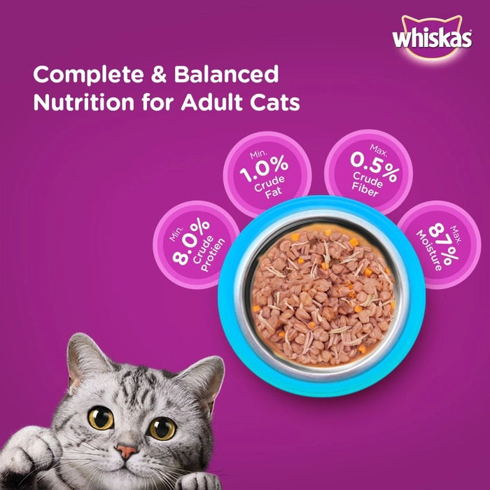 Whiskas Tasty Mix  Chicken with Salmon Wakame Seaweed Cat Wet Food