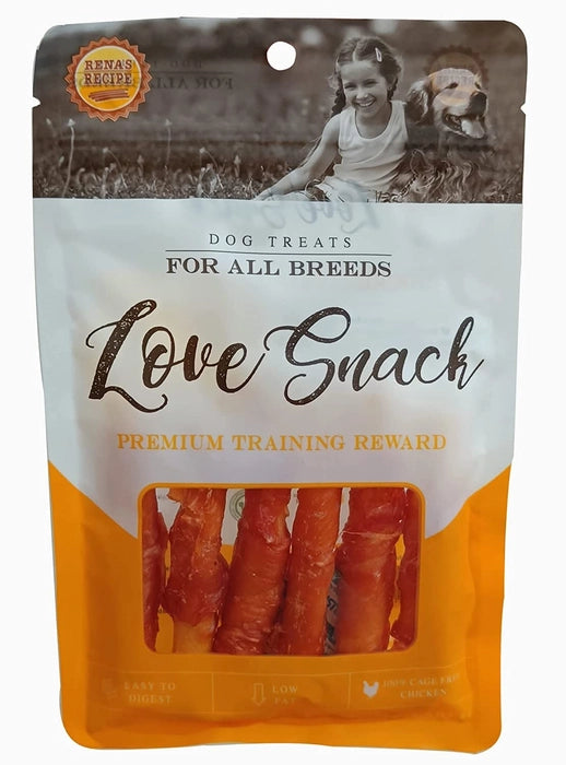 Love Snack Chicken Wrap Cheese Dog Sticks