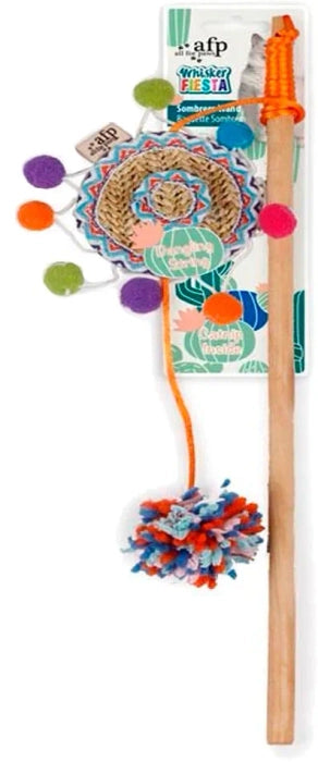 afp Whisker Fiesta Wand Toy for Cats