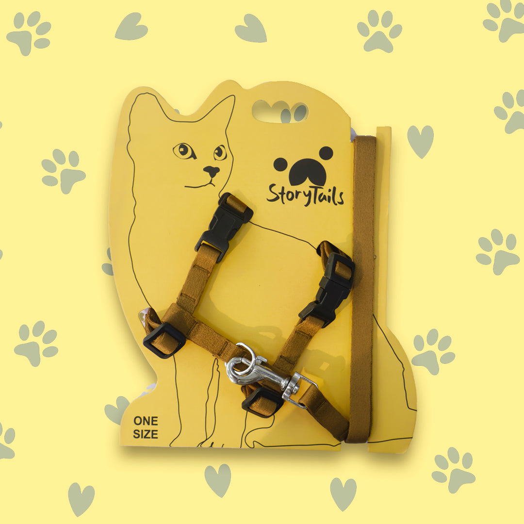 Story Tails Premium Cat Harness Set