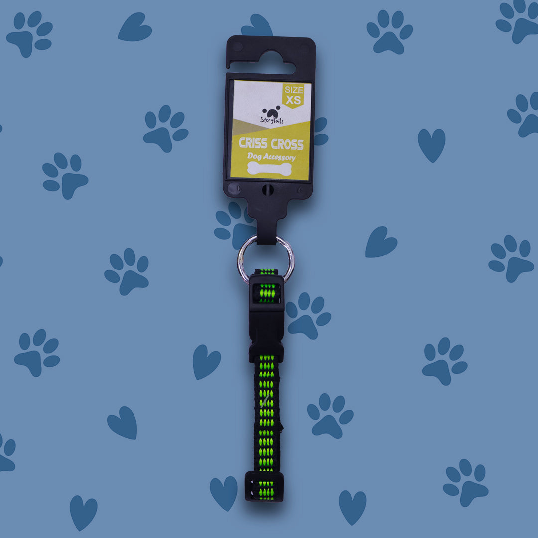 Story Tails Criss Cross Collar for Dogs