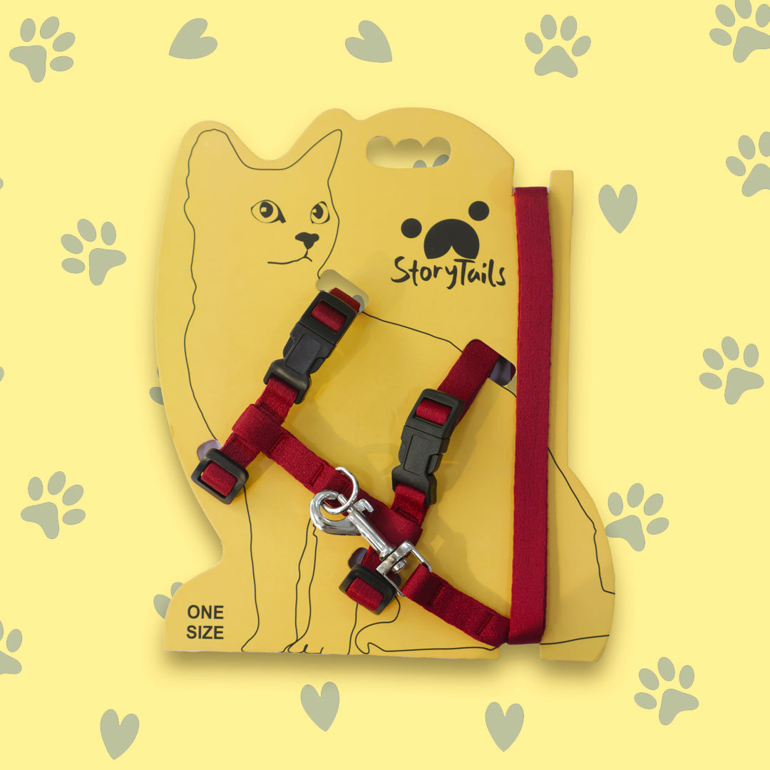 Story Tails Premium Cat Harness Set