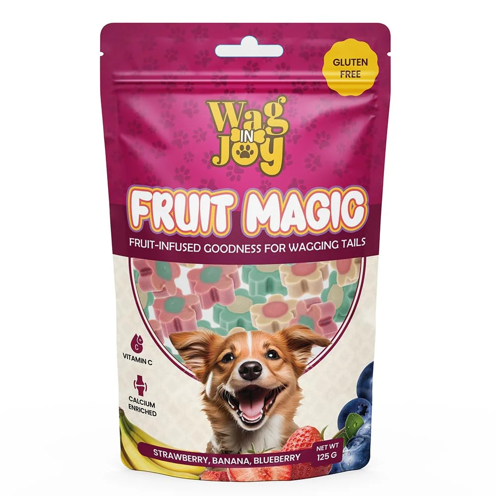 Wag In Joy Fruit Magic  Training Treats for Dogs