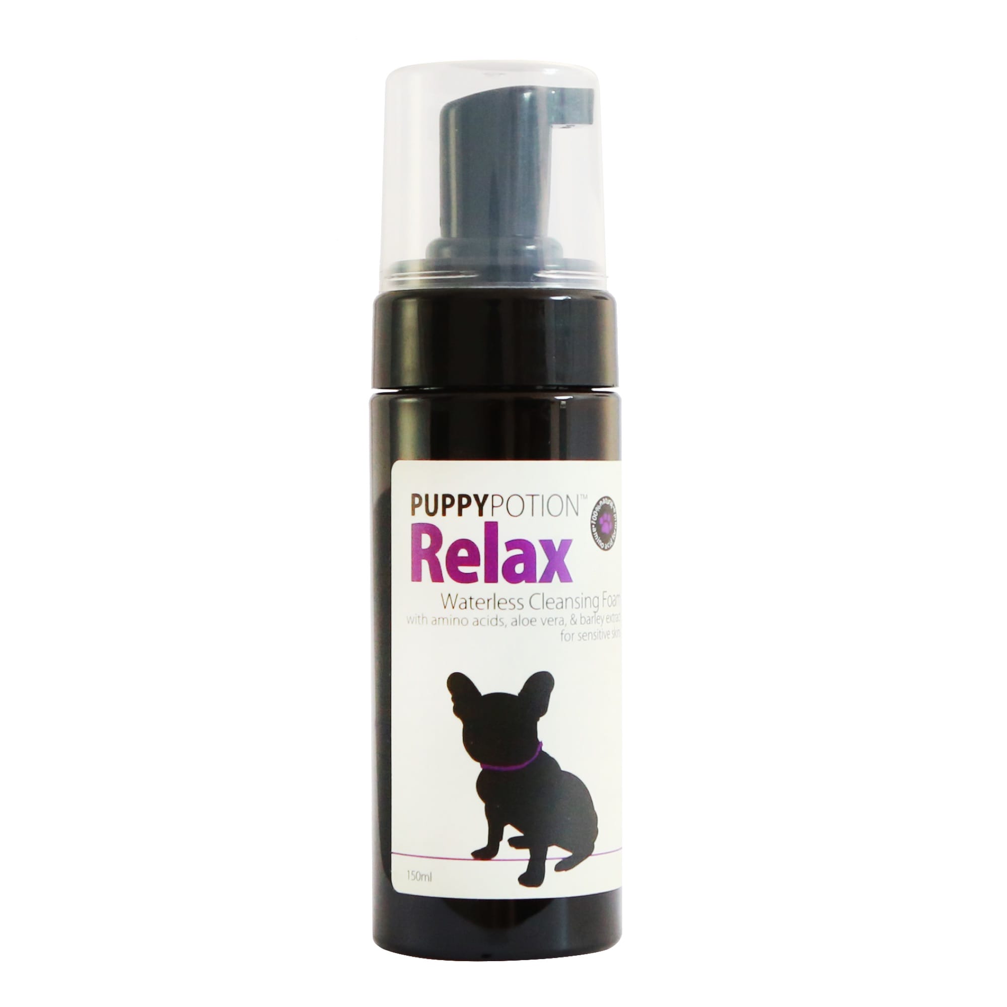 Puppy Potion Relax Waterless Cleansing Foam for Dogs