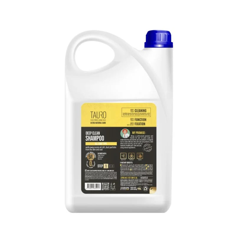 Tauro Pro Line Ultra Natural Care Deep Clean shampoo for Dogs and Cats Skin and Coat