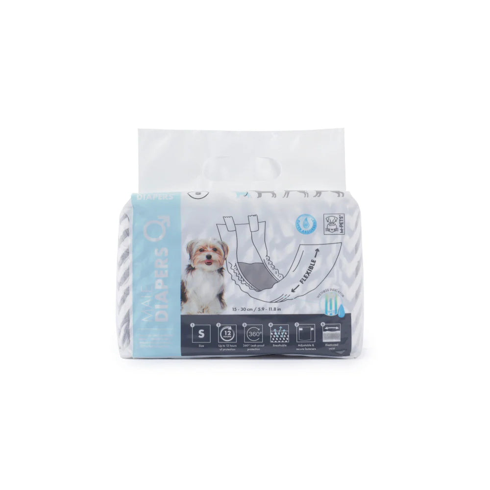 M Pets Diapers for Male Dogs