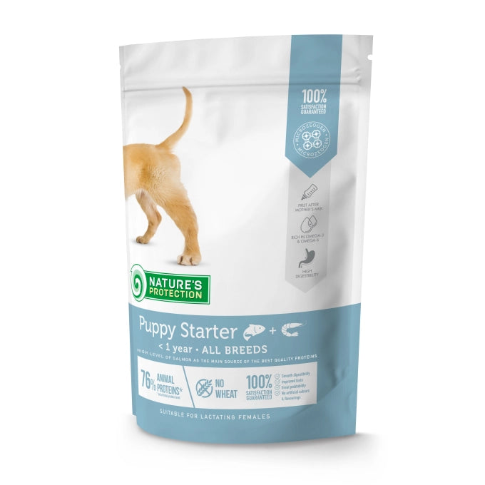 Nature's Protection Puppy Starter Salmon with Krill of All Breed Dog Dry Food