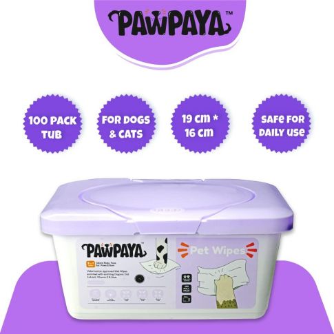 Pawpaya Pet Wipes 100 Pack