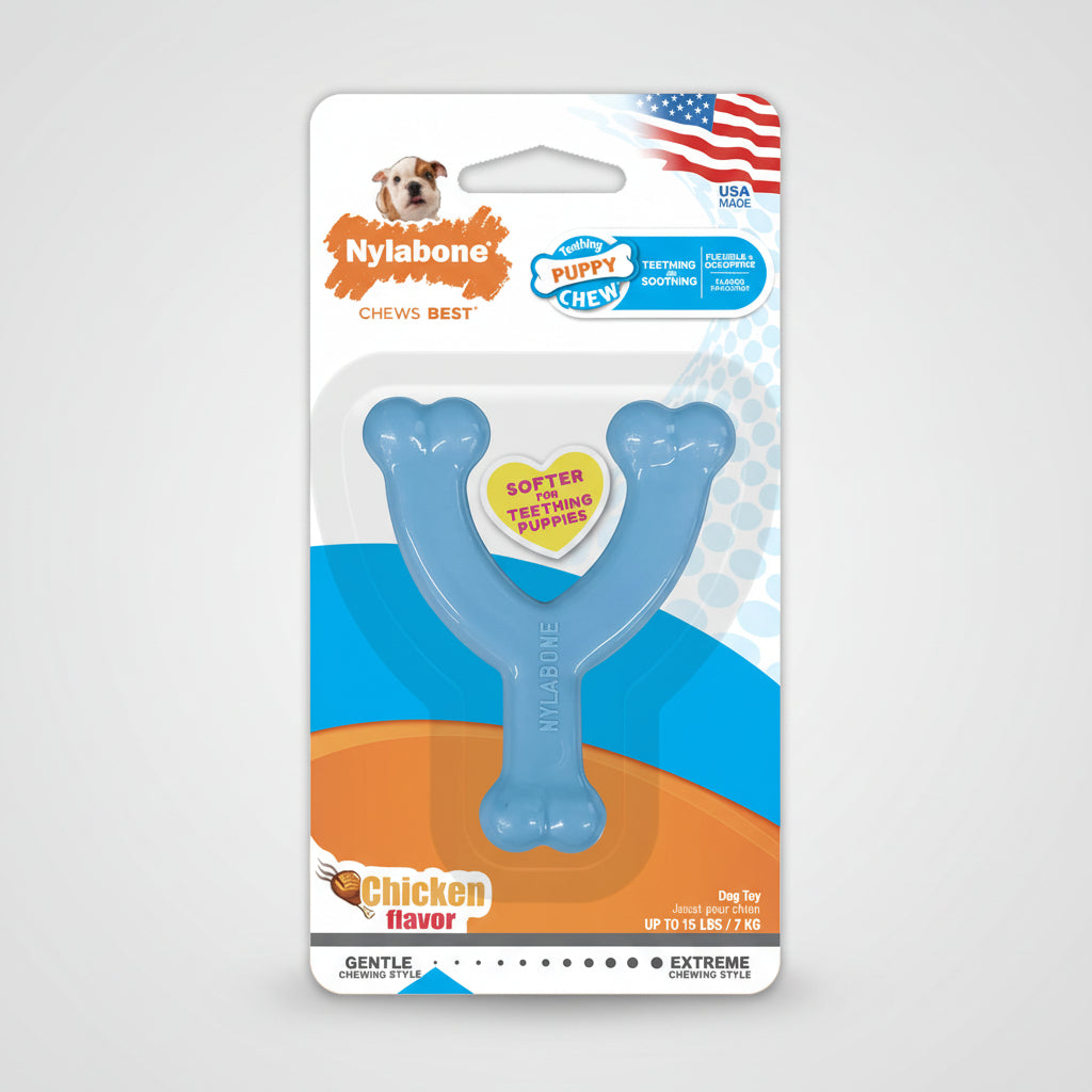 Nylabone Puppy Wishbone Chew Toy
